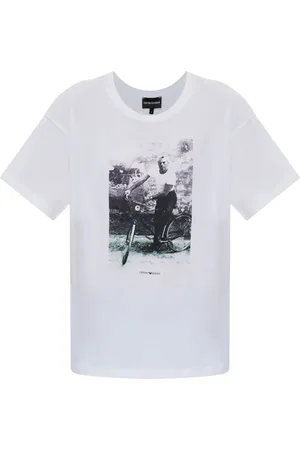 Emporio Armani Playera con fotografía estampada