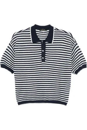 Twin-Set Playera tipo polo con motivo de rayas