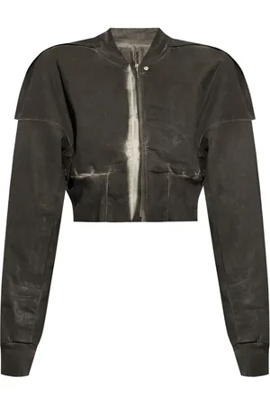 Rick Owens Chamarra con efecto lavado