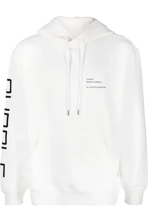 Purple Brand Hoodie con logo estampado