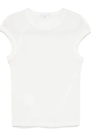 Helmut Lang Playera traslúcido con diseño retorcido