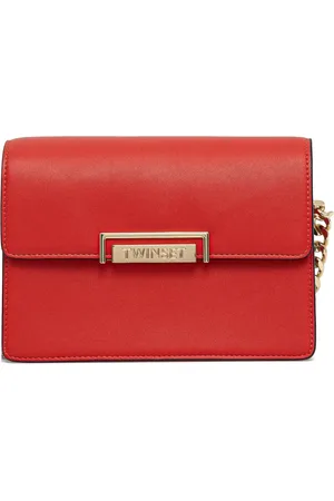 Twin-Set Bolsa crossbody con placa del logo