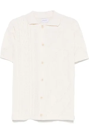 Family First Camisa con diseño trenzado