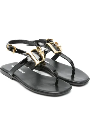 Dsquared2 Sandalias con placa del logo