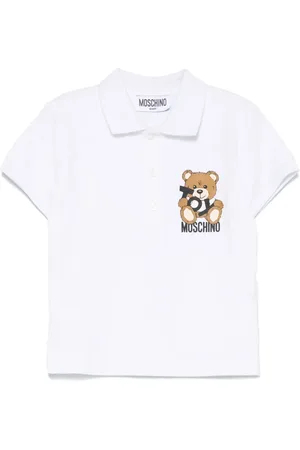 Moschino Playera tipo polo con motivo Teddy Bear