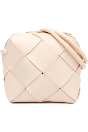 Bottega Veneta Bolsa crossbody Mini Lambskin Intreccio Cassette Camera Bag 2012-2024
