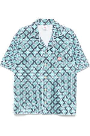 Casablanca Camisa de toalla con monograma