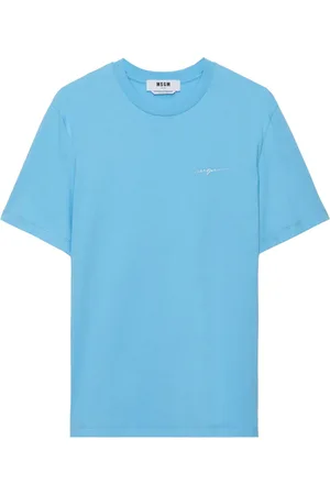 Msgm Playera con logo bordado