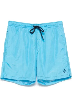 DRUMOHR Shorts de playa con parche del logo