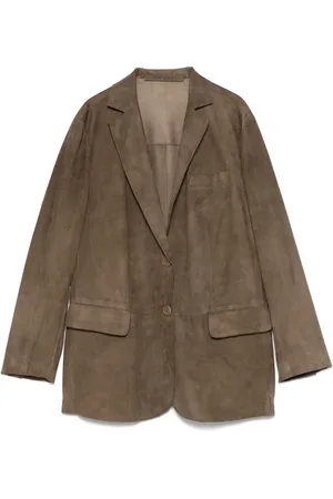 SALVATORE SANTORO Blazer de gamuza