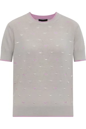 Emporio Armani Top con águila bordada