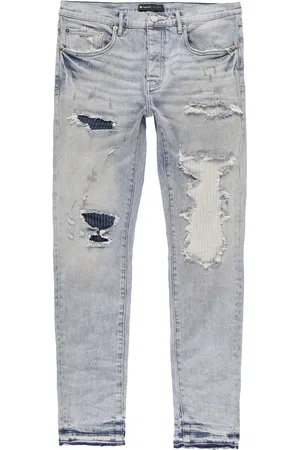 Purple Brand Jeans slim con efecto envejecido