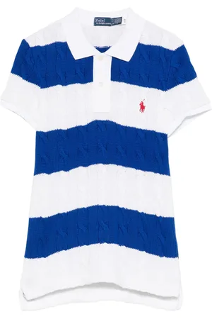 Ralph Lauren Playera tipo polo en tejido de ochos