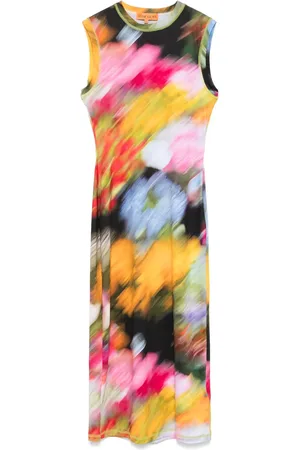 STINE GOYA Vestido con cuello redondo