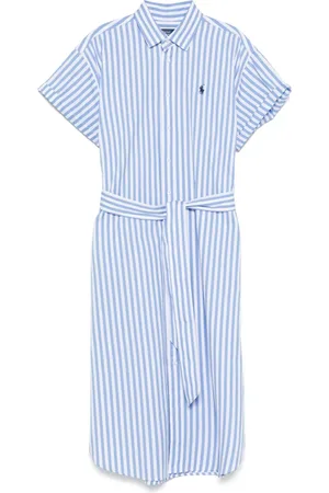 Ralph Lauren Vestido camisero con rayas estampadas