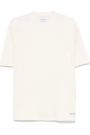 AMISH Playera con logo estampado