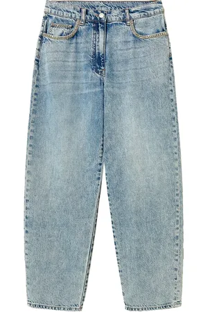 Twin-Set Jeans tapered con apliques de strass