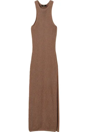 Twin-Set Vestido midi tejido de canalé