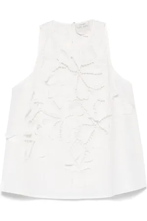 FORTE FORTE Blusa con aplique floral