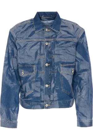 Vivienne Westwood Chamarra de mezclilla con efecto arrugado
