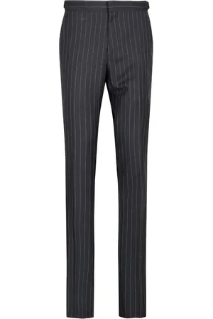 Tom Ford Pantalones con estampado de rayas diplomáticas