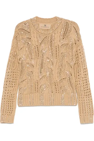 ERMANNO SCERVINO Suéter con detalles de cristal