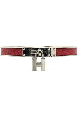 Hermès Pulsera Leather Kelly Cadena Lock Bangle Bracelet 1990-2025