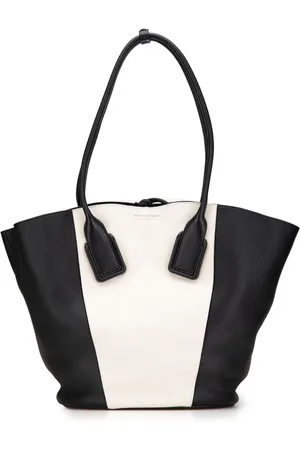 Bottega Veneta Tote Large Canvas and Leather Basket 2012-2024