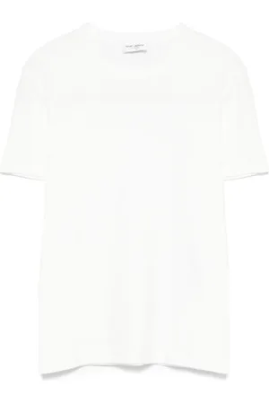 Saint Laurent Playera de algodón