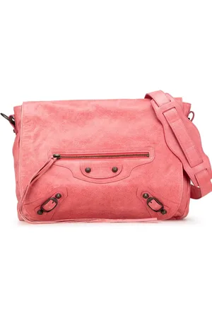Balenciaga Bolsa crossbody Lambskin Motocross Classic Folk Messenger Bag 2000-2024