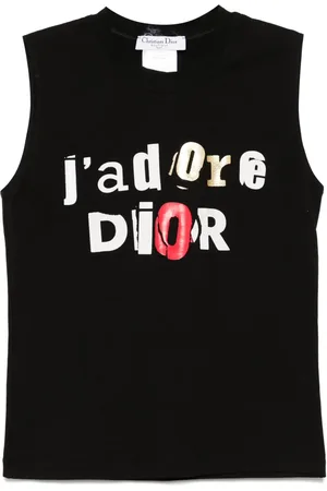 Dior Top con logo estampado 2003