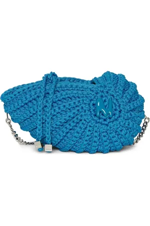 Msgm Bolsa crossbody tejida de crochet