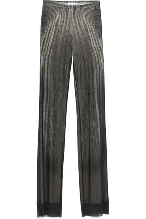 Jean Paul Gaultier Pantalones con estampado de espiral
