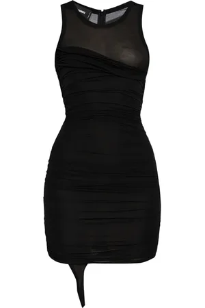 Dsquared2 Vestido corto con diseño drapeado