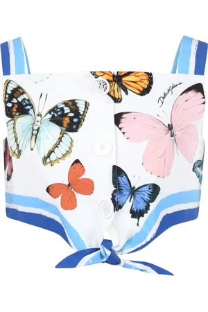 Dolce & Gabbana Top con estampado de mariposas