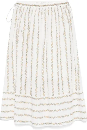 Paul Smith Falda midi con estampado floral