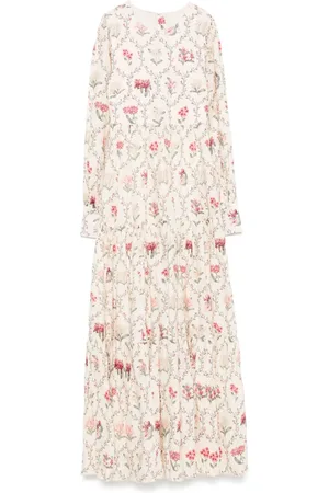 Agua by Agua Bendita Vestido largo Nuez Orquidea