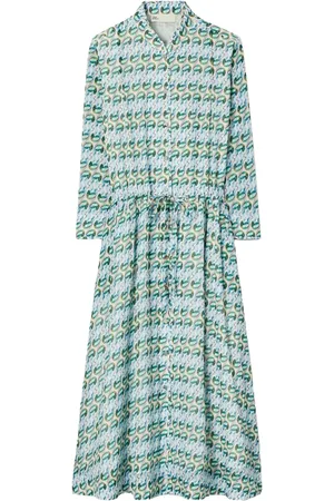 Tory Burch Vestido midi con diseño estampado