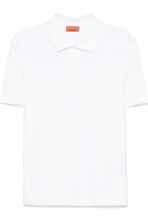 Missoni Playera tipo polo con motivo en zigzag