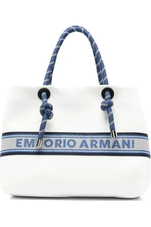 Emporio Armani Tote con logo bordado