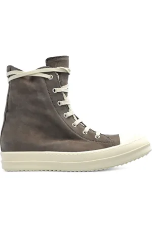 Rick Owens Tenis altos de gamuza