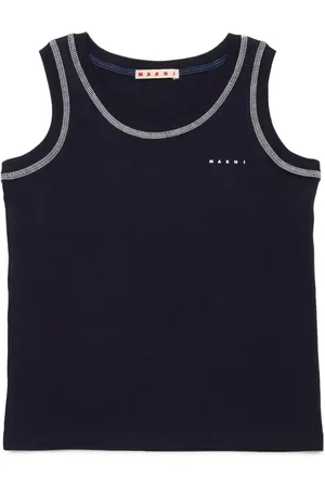 Marni Camiseta con logo estampado
