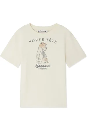 BONPOINT Playera con logo estampado