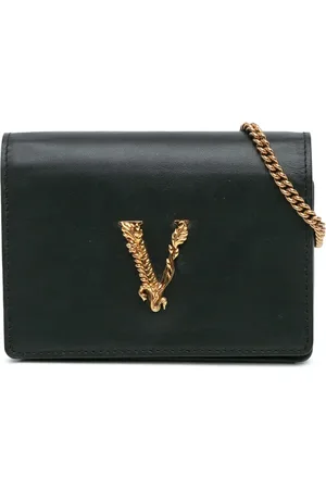 VERSACE Bolsa crossbody Mini Leather Virtus Chain 2010-2024