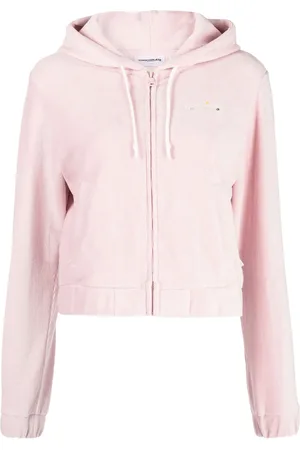 Chocoolate Hoodie con logo bordado y cierre