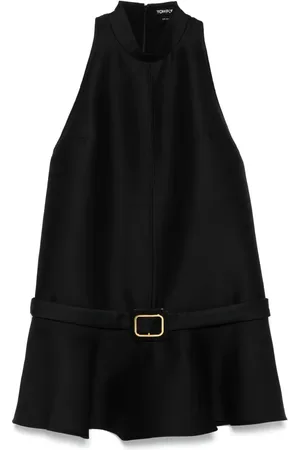 Tom Ford Vestido corto con diseño acampanado