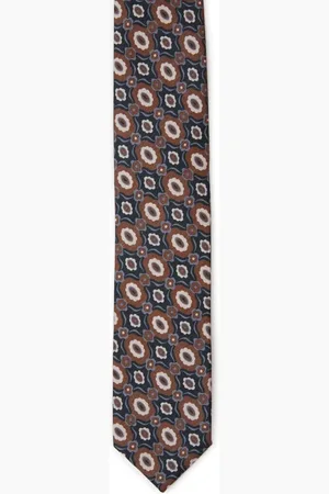 LARDINI Corbata con motivo en jacquard