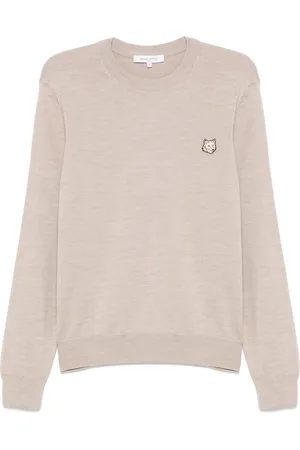 Maison Kitsuné Suéter con parche Bold Fox Head