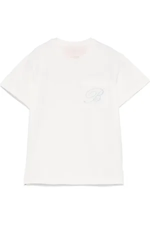 MISS BLUMARINE Playera con logo bordado
