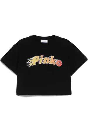 Pinko Playera con logo estampado